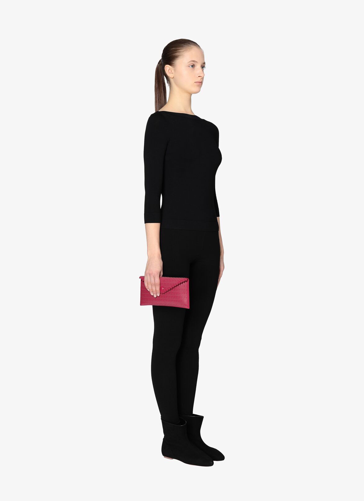 Louise 24 Clutch ALAÏA RASPBERRY PINK LOUISE 24 CLUTCH